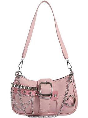 Y2K Shoulder Bag Y2K purse for Women Handbag Punk Purse